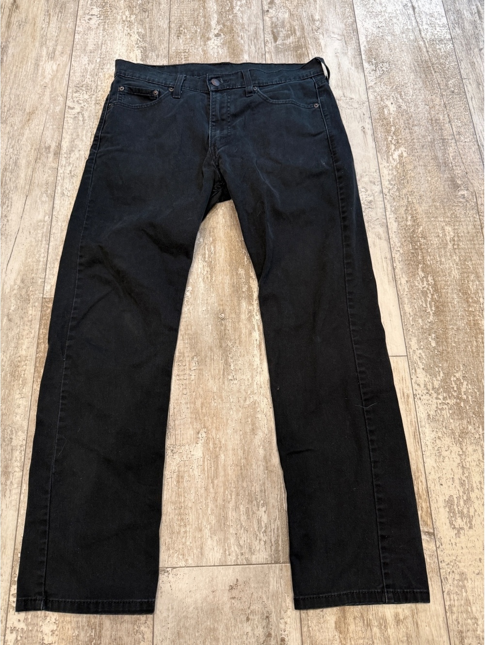 Levi’s 513 Slim Straight Jeans Men’s 32x30 Black Denim 08513